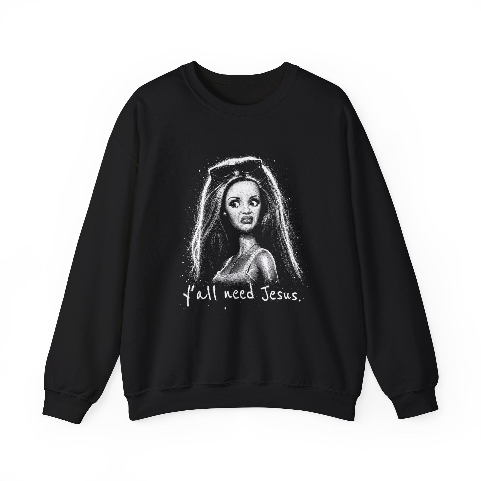Y'all Need Jesus Crewneck Sweatshirt