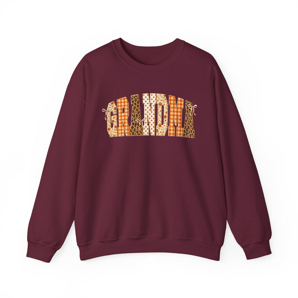Grandma Patchwork Crewneck Sweatshirt