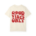 Good Vibes Only-Retro Smile Tee