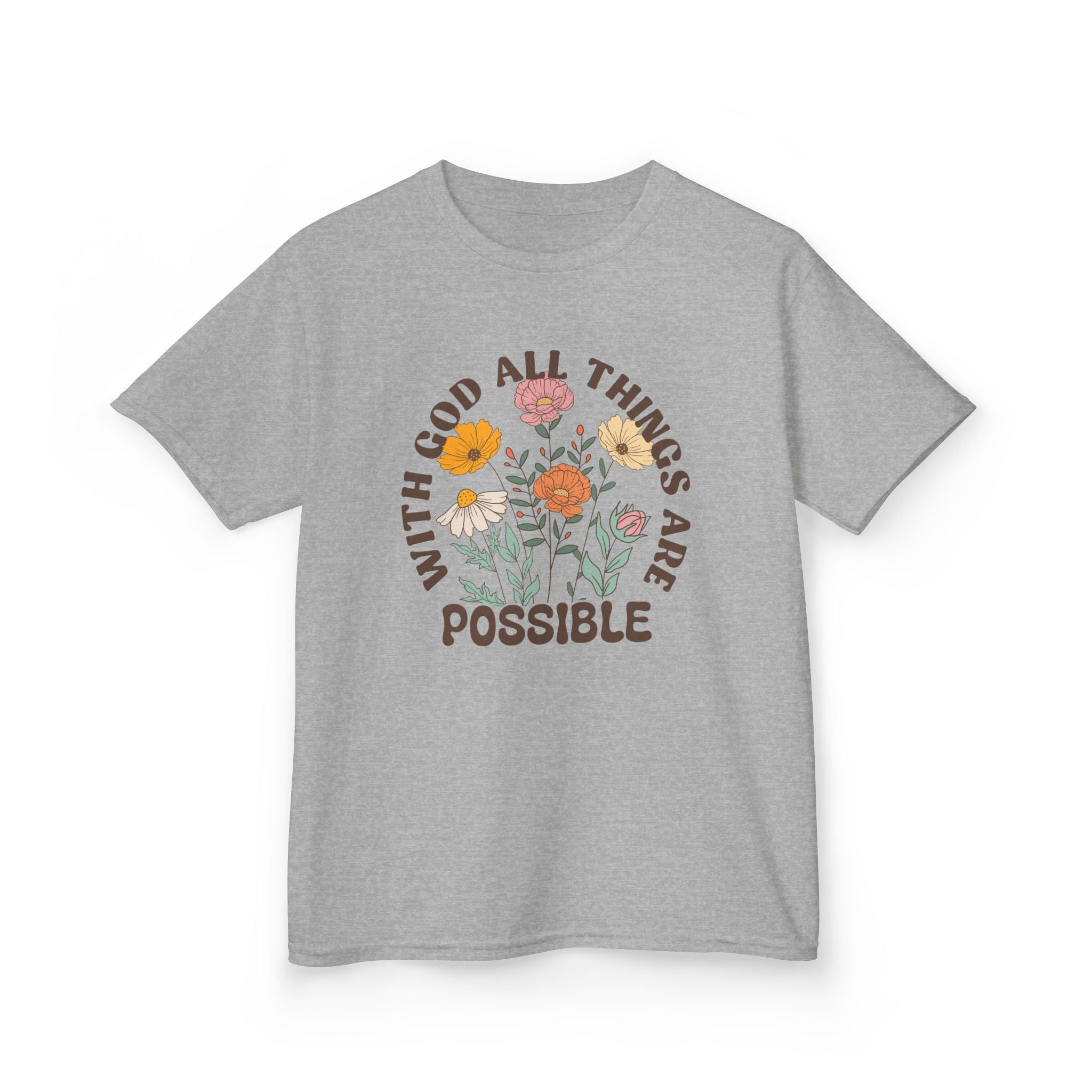 Kids “With God All Things Are Possible” Tee