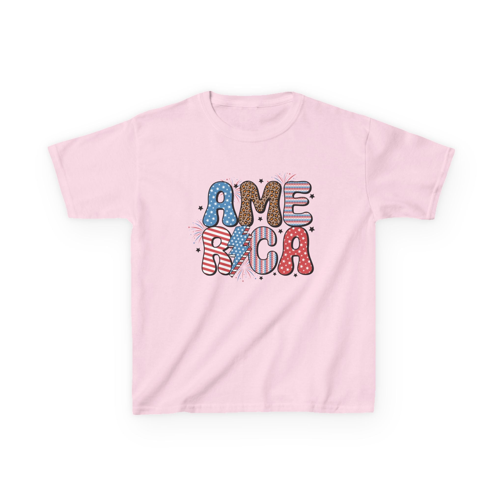 Kids 'America' Patriotic Tee