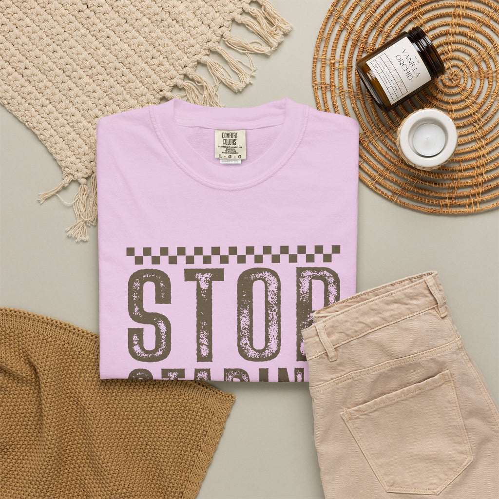 Stop Staring At My Jam Funny T-Shirt