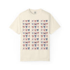 Red, White & Blue Ribbon Pattern T-shirt