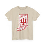 Indiana Floral State Tee