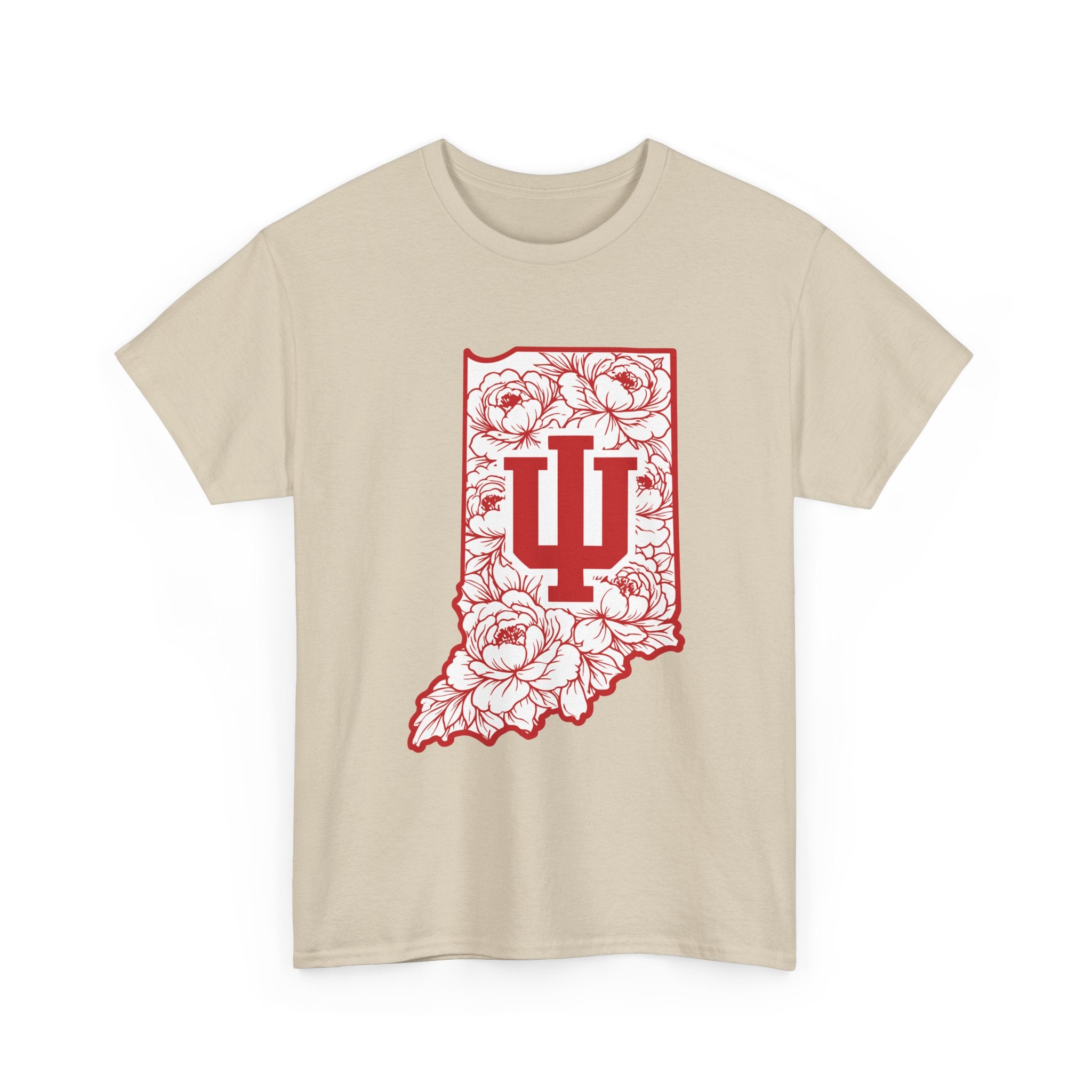 Indiana Floral State Tee