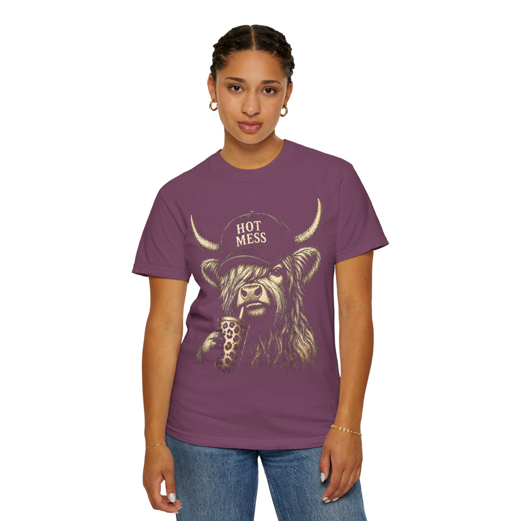 HOT MESS- Unisex Garment-Dyed T-shirt