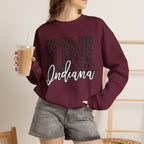 Indiana Leopard Print IN Crewneck