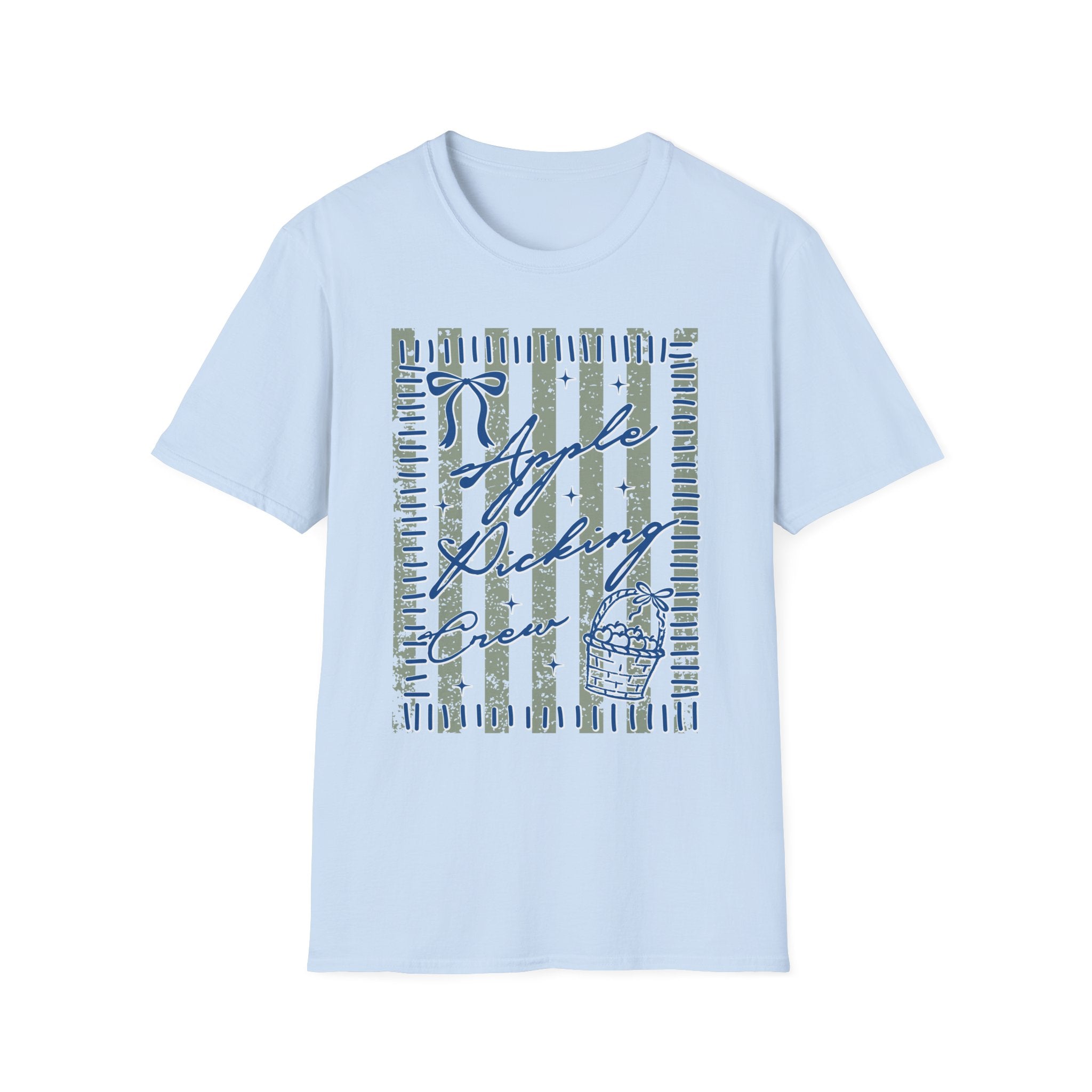 Apple Picking Club Striped Graphic Tee