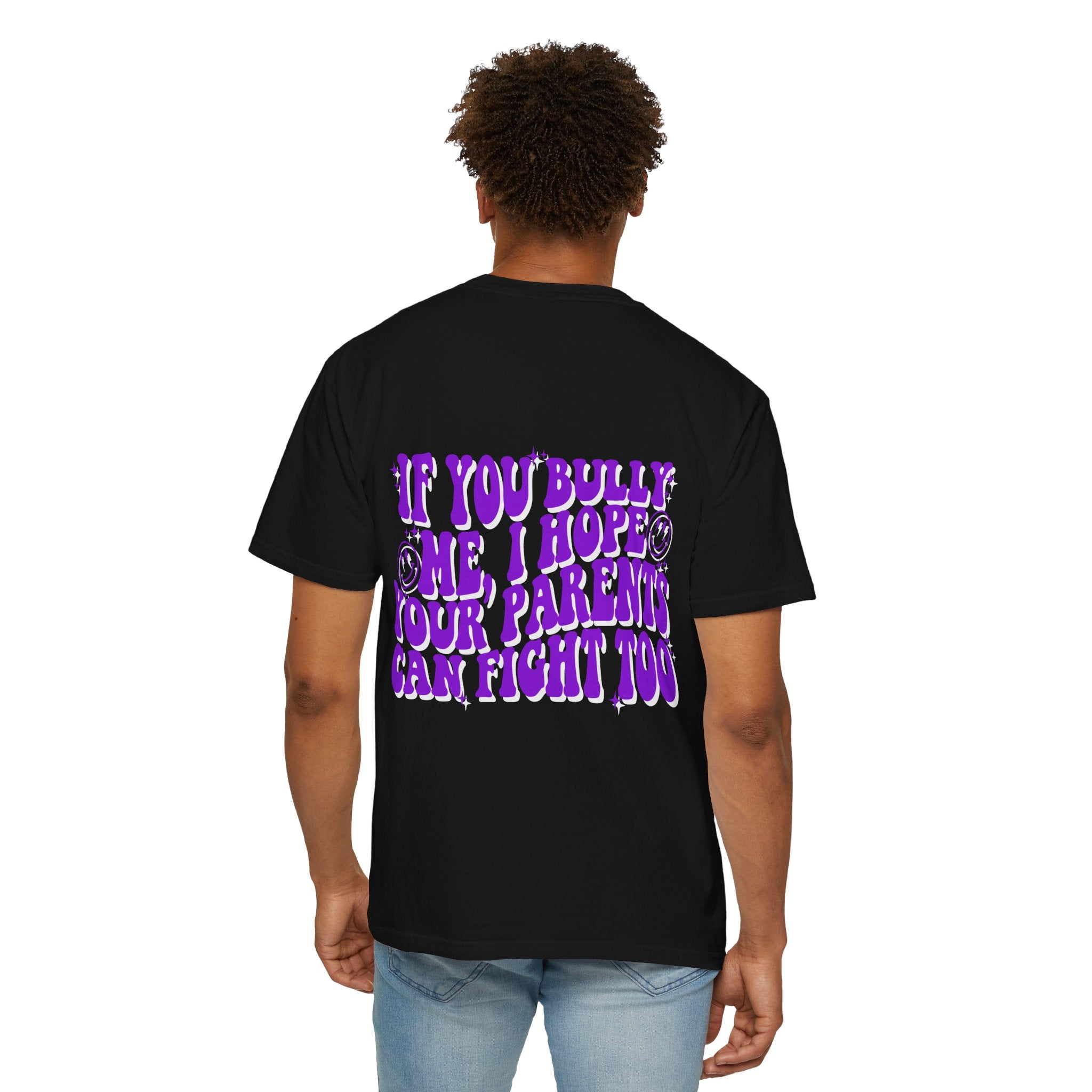 "If You Bully Me..." Drippy Smile Graphic Tee