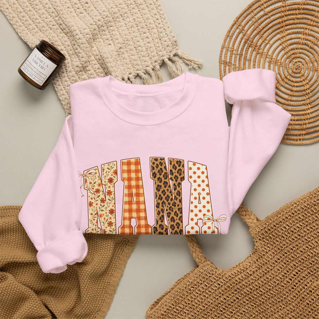 Nana Patchwork Crewneck Sweatshirt
