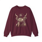 'Hot Mess' Cow Graphic Crewneck