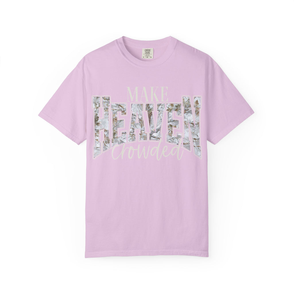 "Make Heaven Crowded" CAMO Graphic Tee