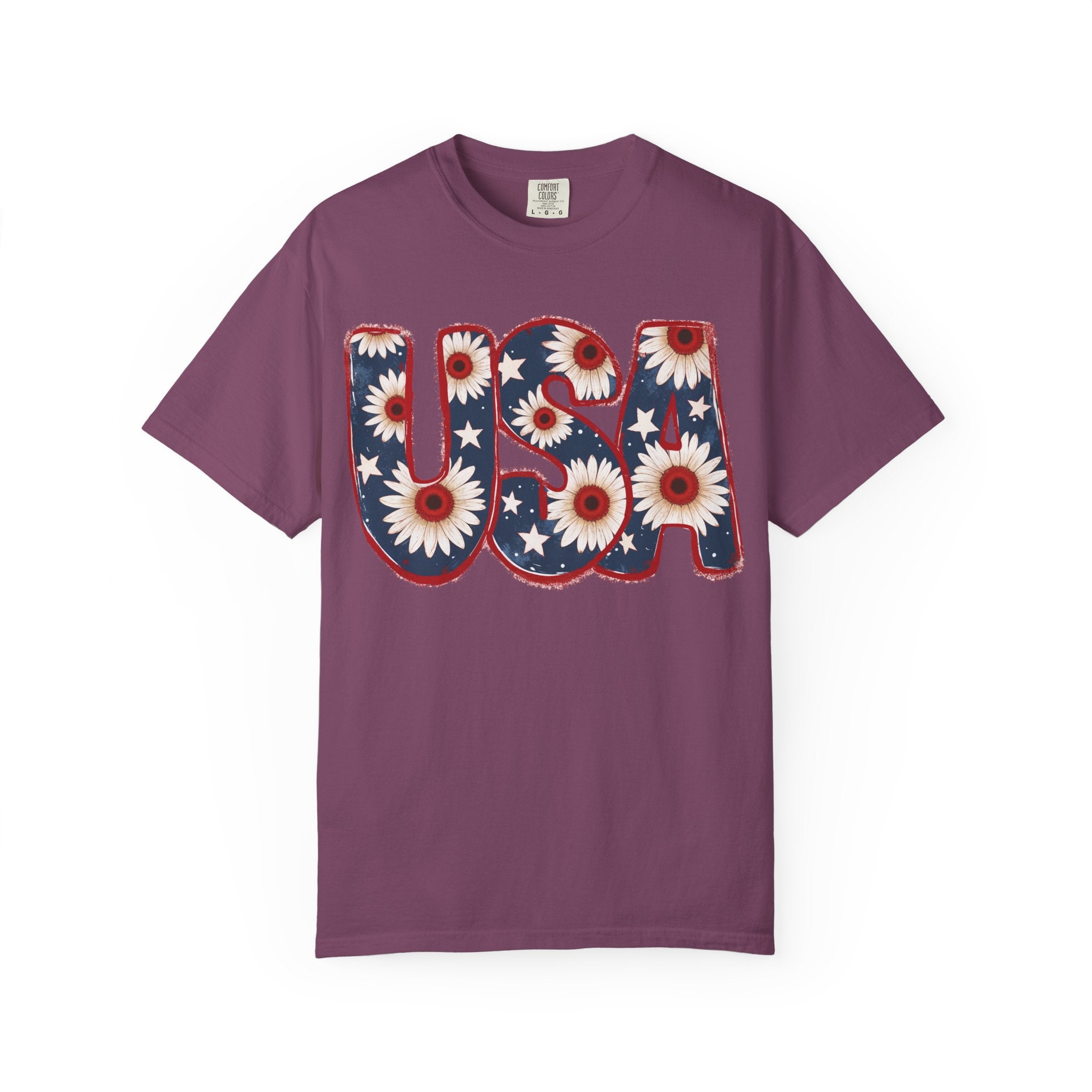 USA Daisies Graphic T-Shirt