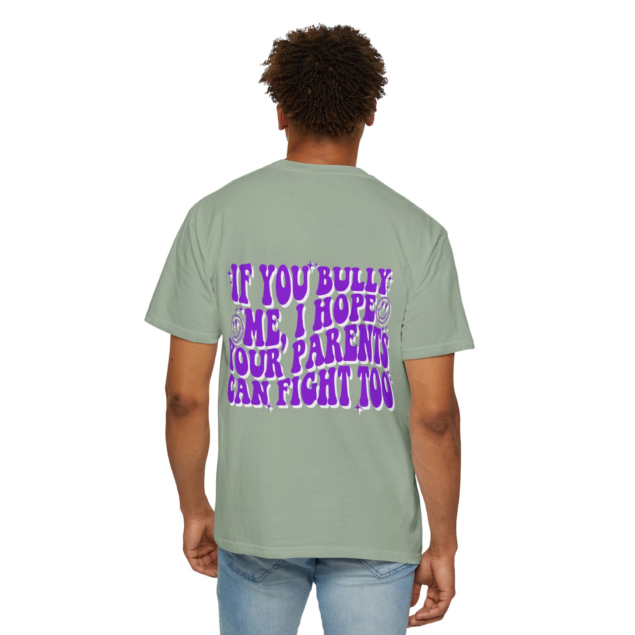 "If You Bully Me..." Drippy Smile Graphic Tee