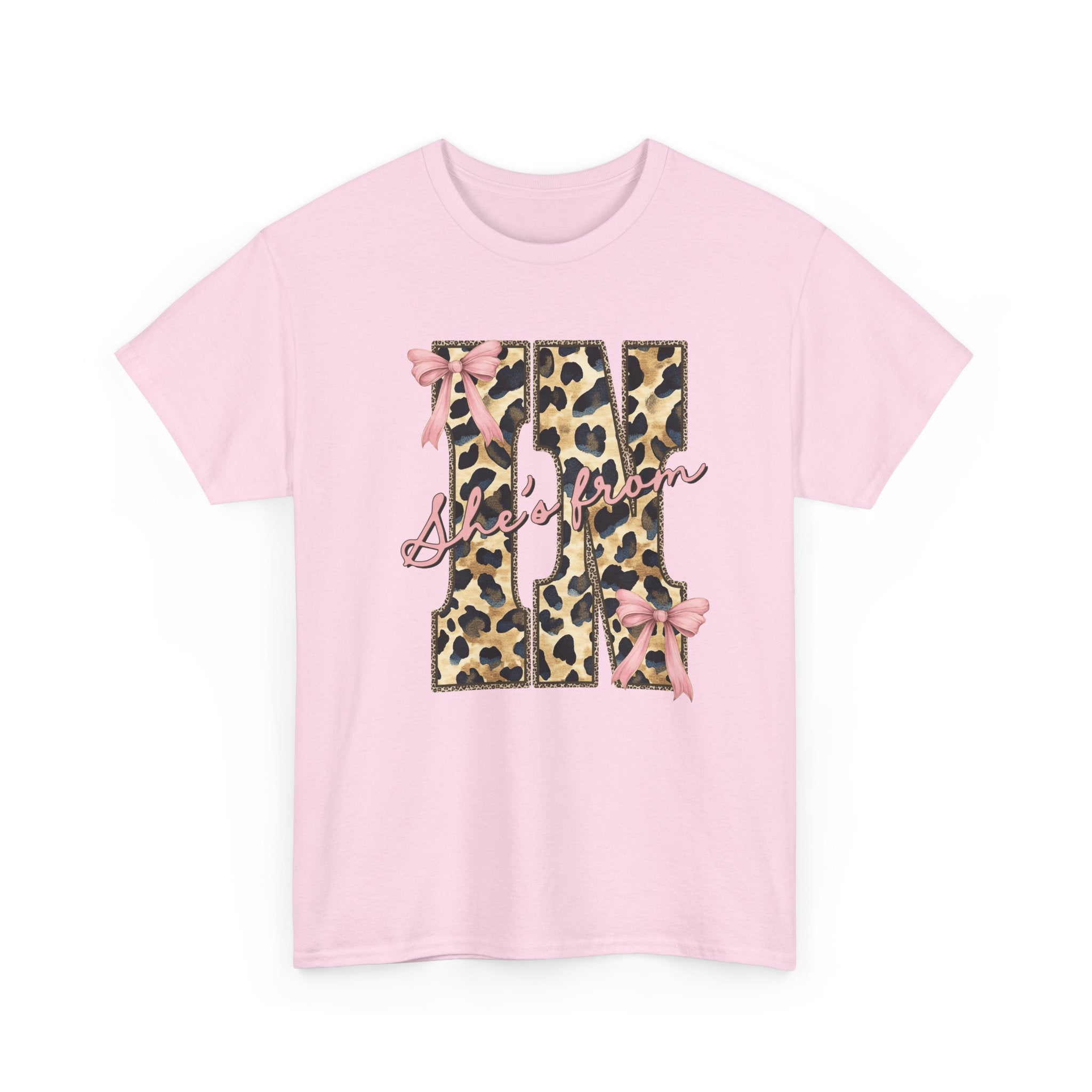 Leopard 'She's From' IN T-shirt