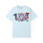 USA Floral Graphic T-Shirt