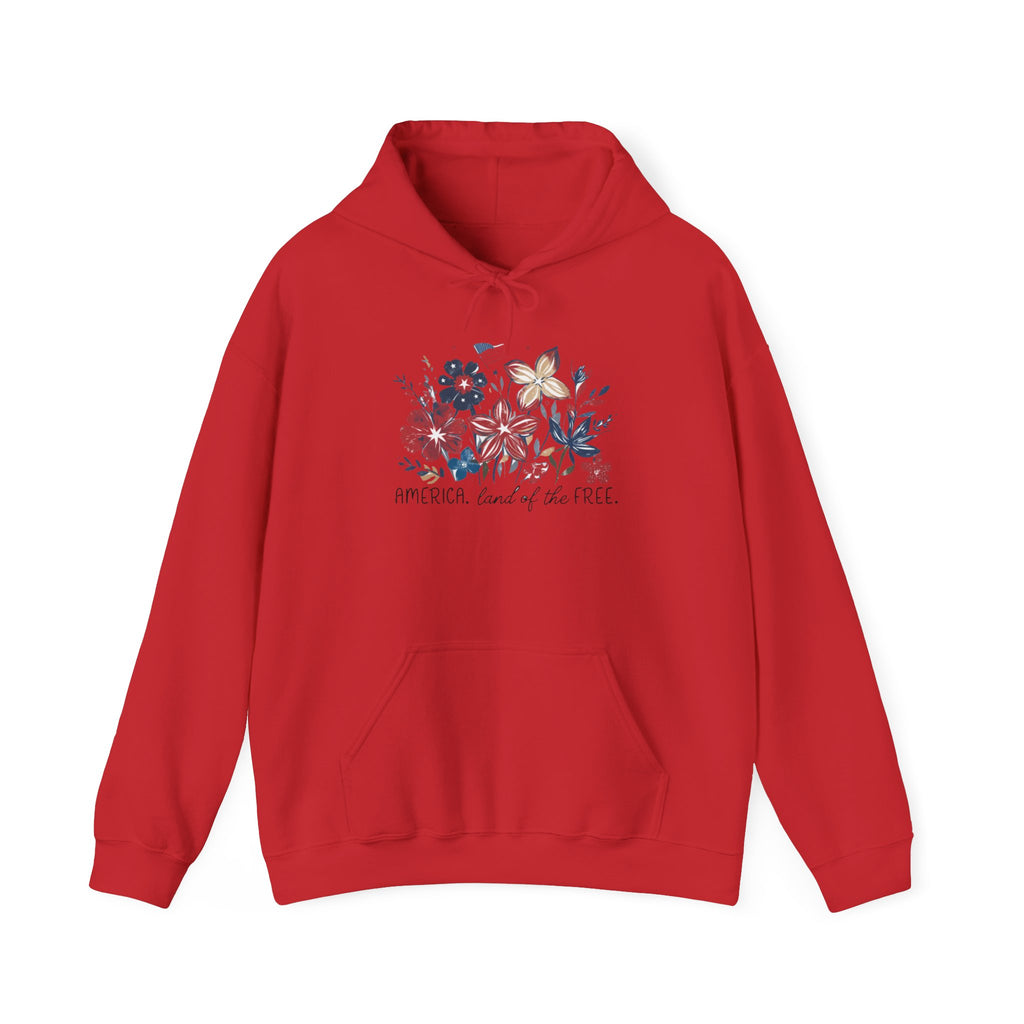 Floral Friend 4th of July Hoodie