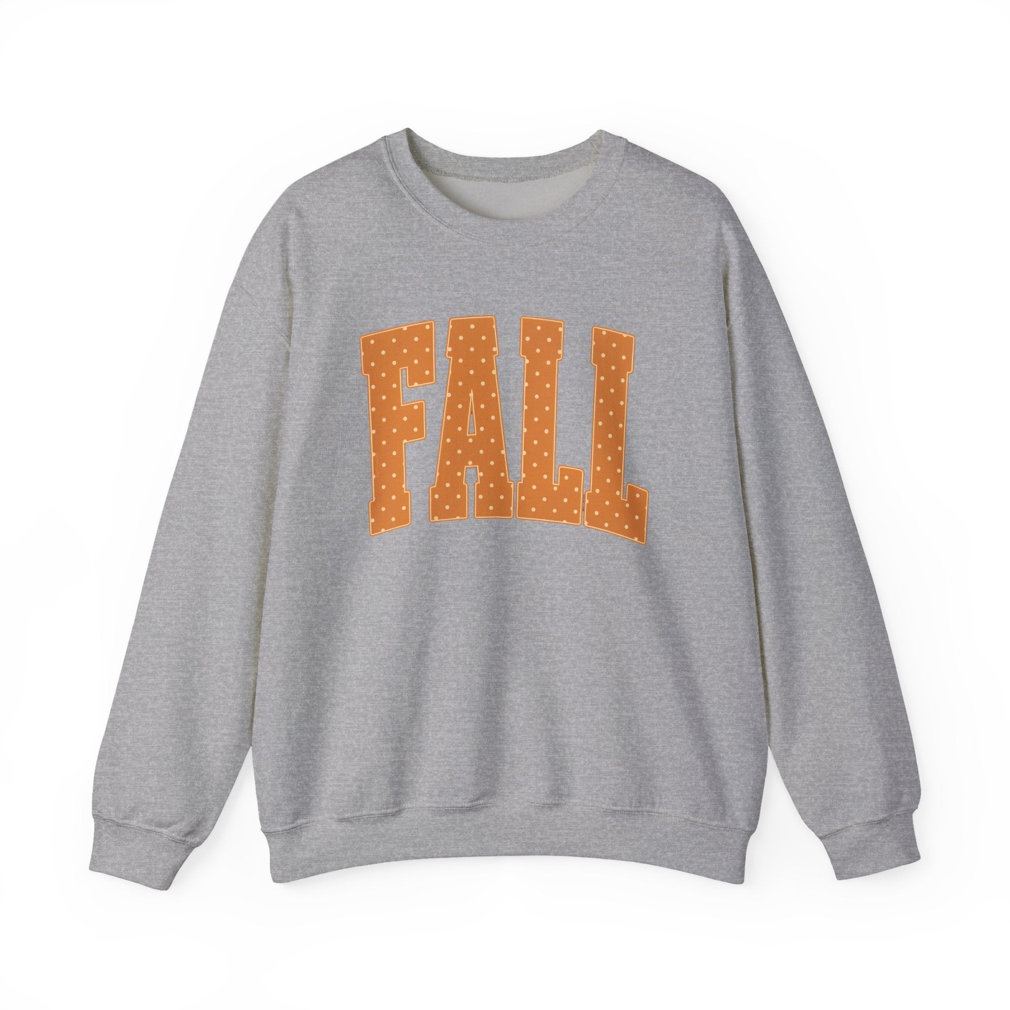 Fall Polka Dot Crewneck Sweatshirt