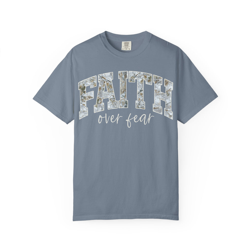 Faith Over Fear CAMO T-Shirt