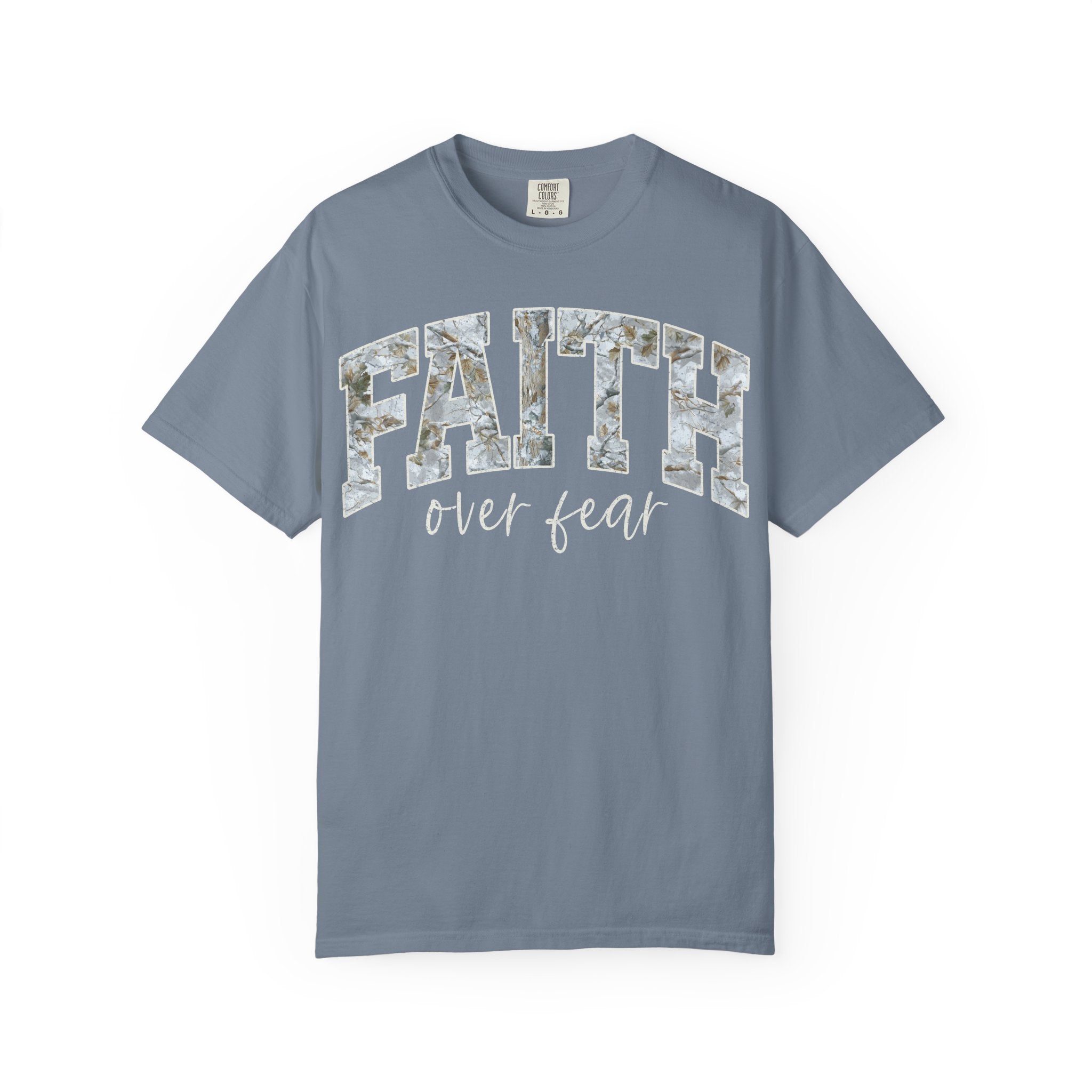 Faith Over Fear CAMO T-Shirt