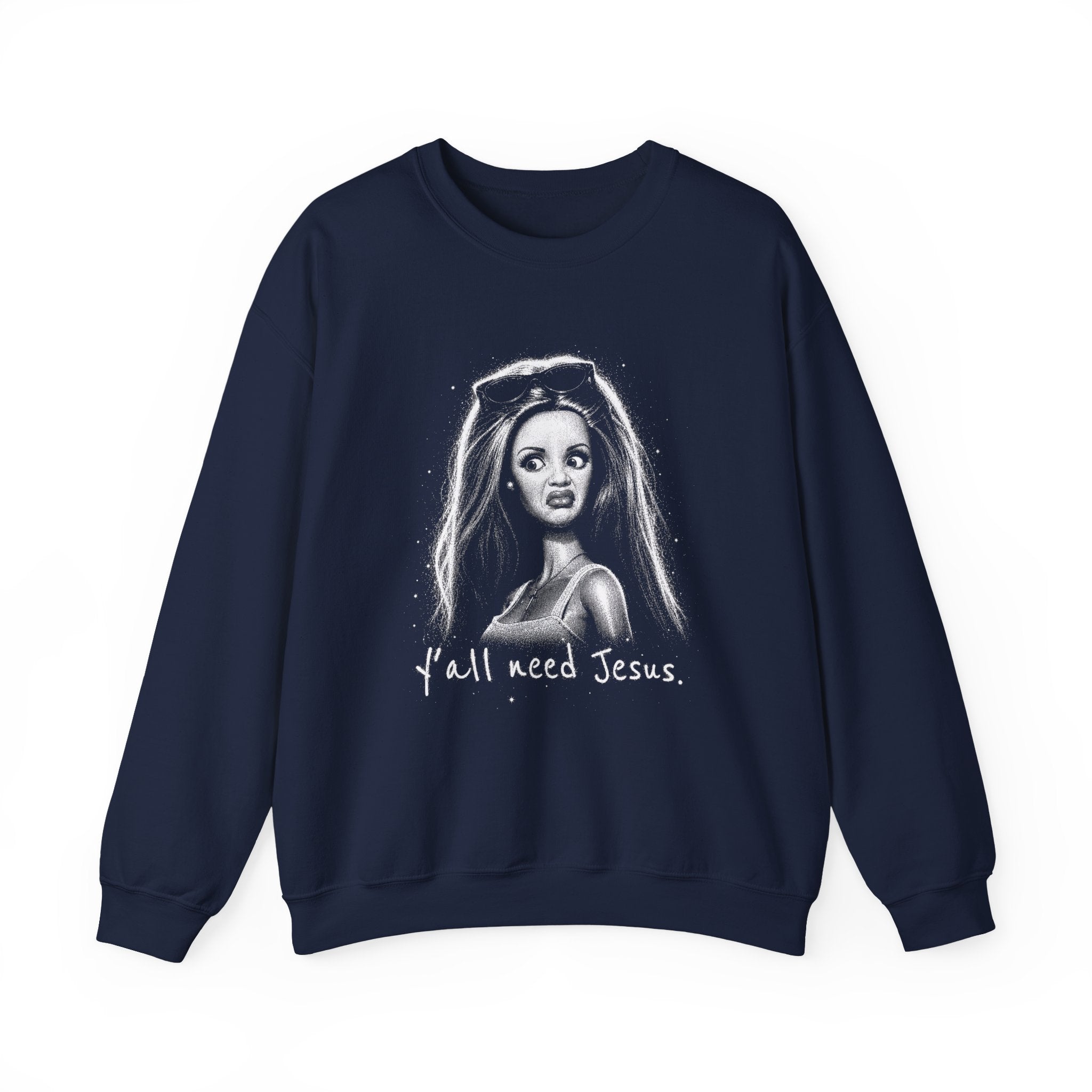 Y'all Need Jesus Crewneck Sweatshirt