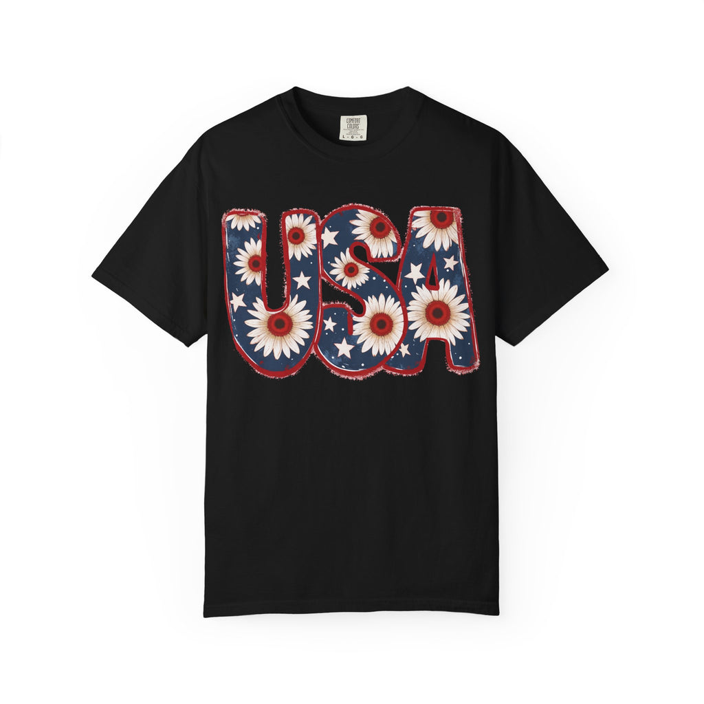 USA Daisies Graphic T-Shirt