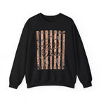 Fall Vibes Striped Crewneck Sweatshirt
