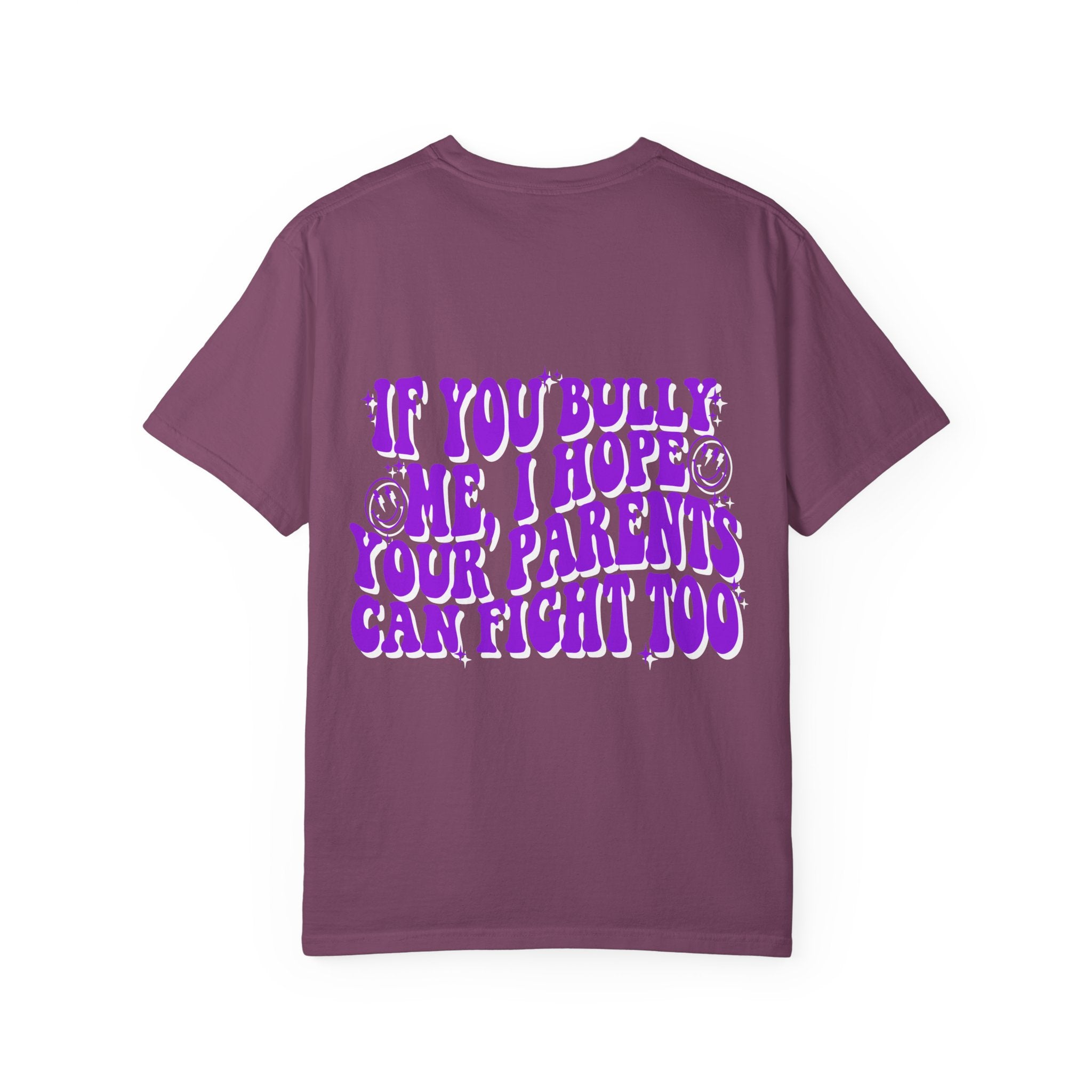 "If You Bully Me..." Drippy Smile Graphic Tee