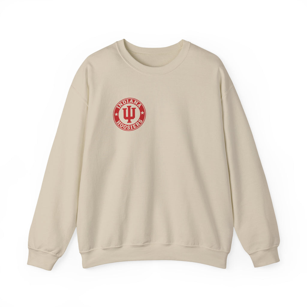 Indiana Hoosiers Retro Circle Crewneck