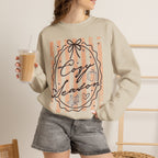 Cozy Season Striped Crewneck Sweatshirt