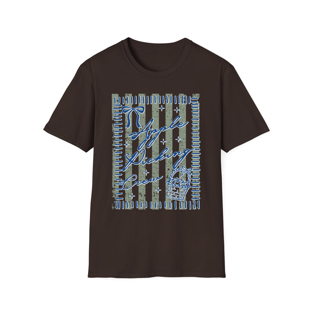 Apple Picking Club Striped Graphic Tee