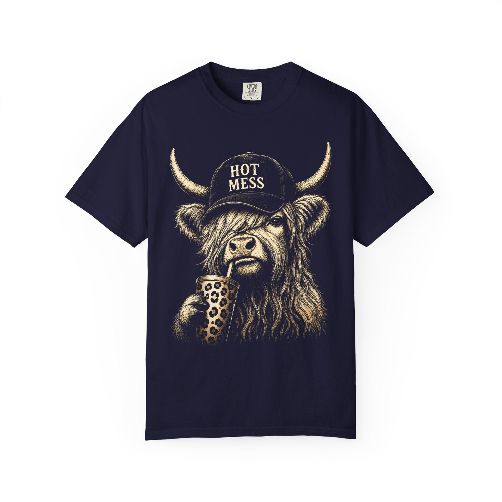HOT MESS- Unisex Garment-Dyed T-shirt