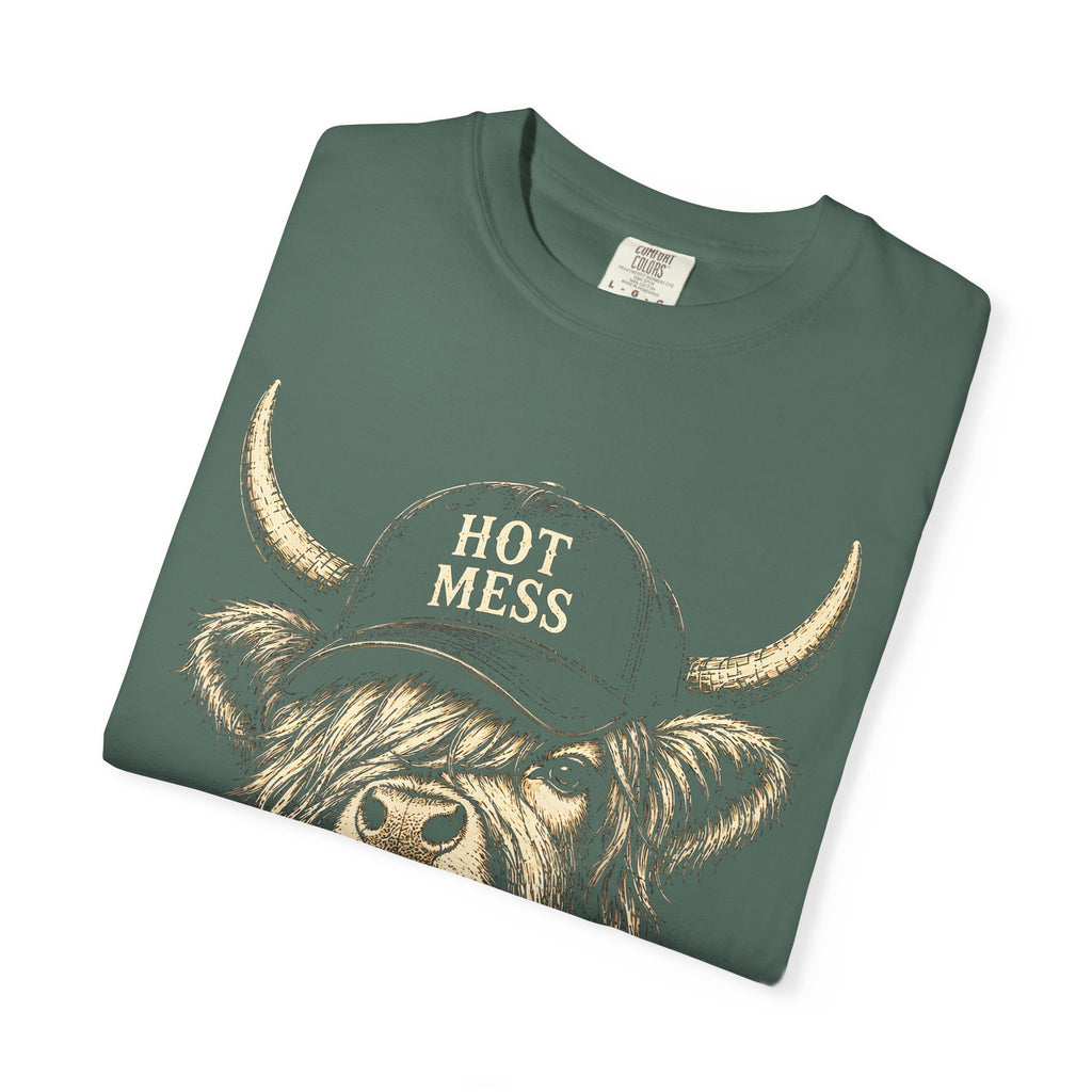 HOT MESS- Unisex Garment-Dyed T-shirt