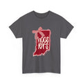 Indiana Hoosiers State with Bow Tee