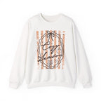 Cozy Season Striped Crewneck Sweatshirt