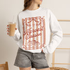 Harvest Season Striped Crewneck Sweatshirt