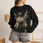 'Hot Mess' Cow Graphic Crewneck
