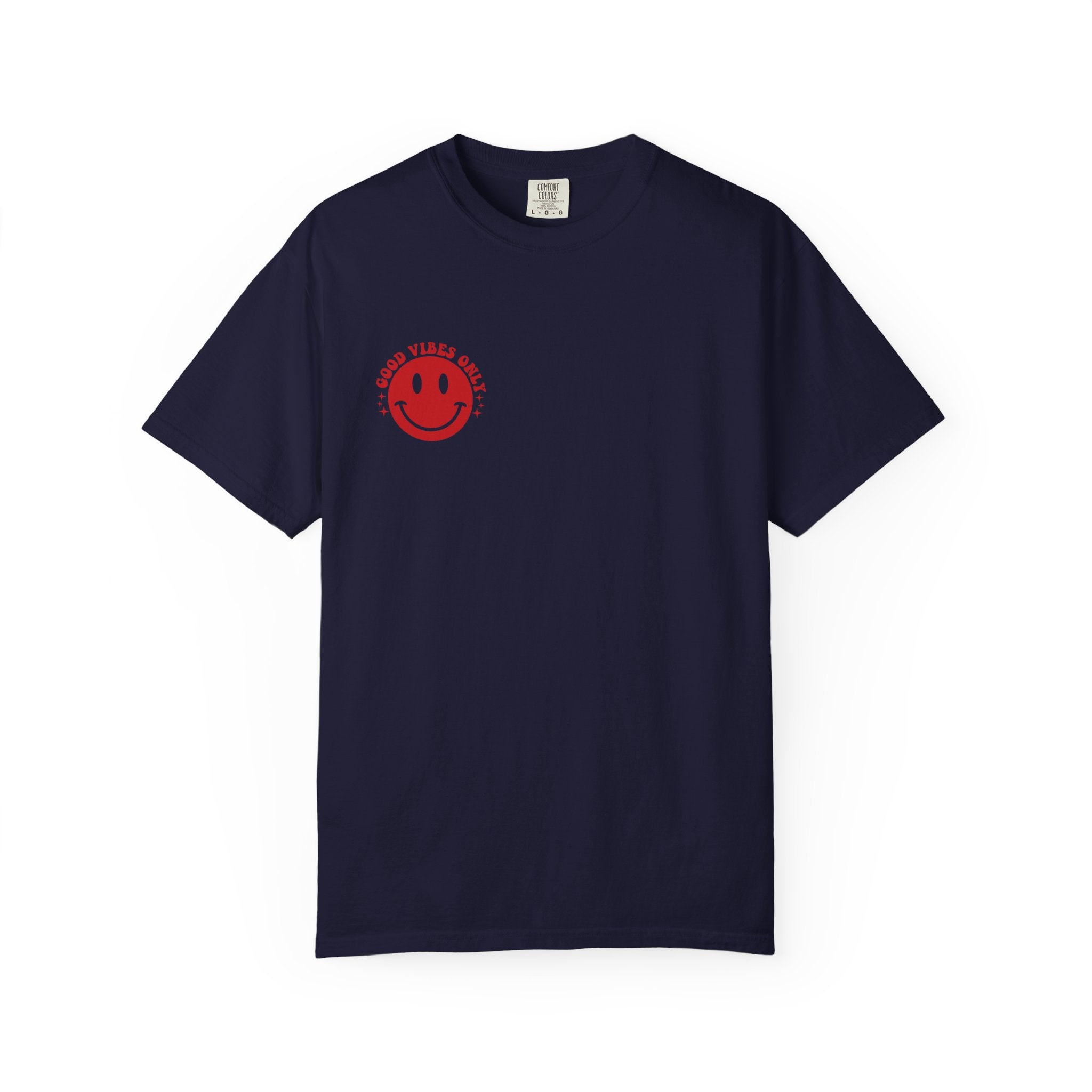 Good Vibes Only-Retro Smile Tee
