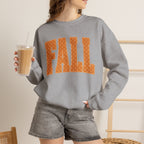 Fall Polka Dot Crewneck Sweatshirt