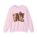 Fall Leopard Patch Crewneck Sweatshirt