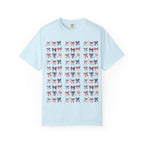 Red, White & Blue Ribbon Pattern T-shirt