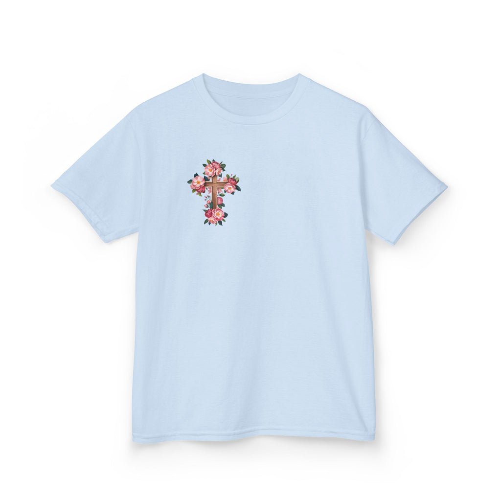 Kids Floral Cross Tee