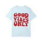 Good Vibes Only-Retro Smile Tee