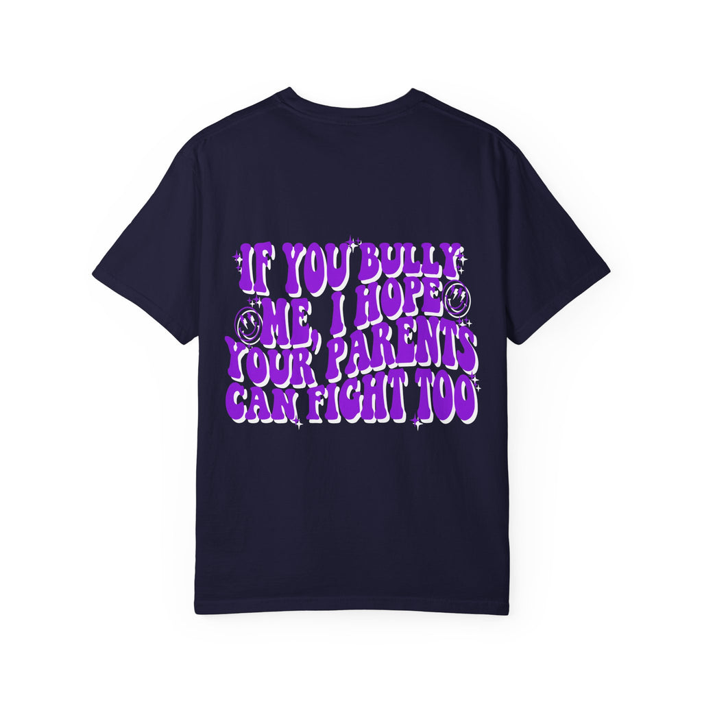 "If You Bully Me..." Drippy Smile Graphic Tee