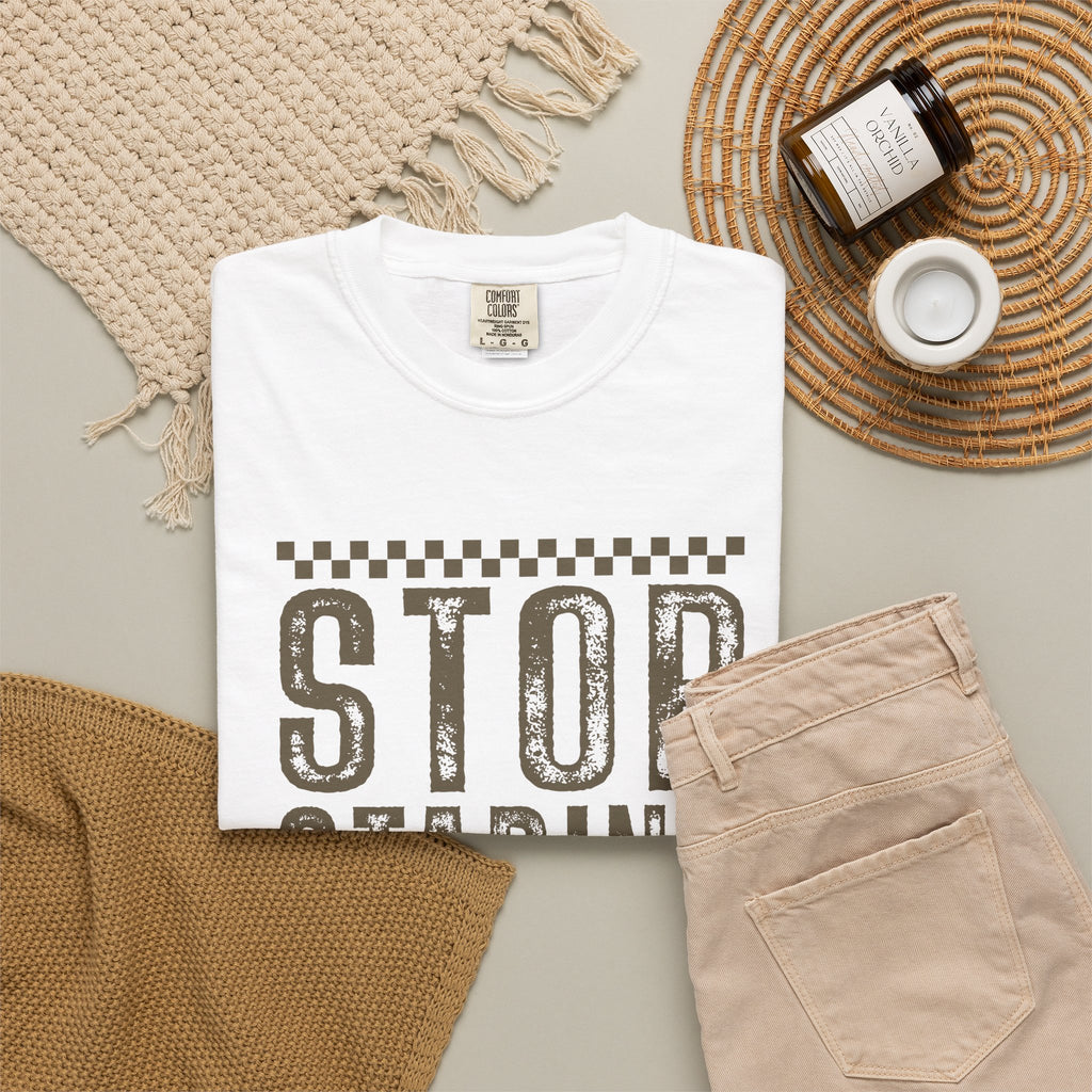 Stop Staring At My Jam Funny T-Shirt