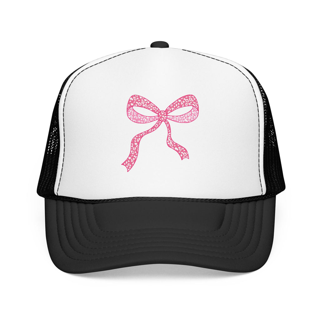 Pink Bow- Foam Trucker Hat