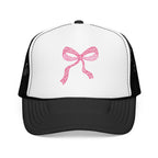 Pink Bow- Foam Trucker Hat