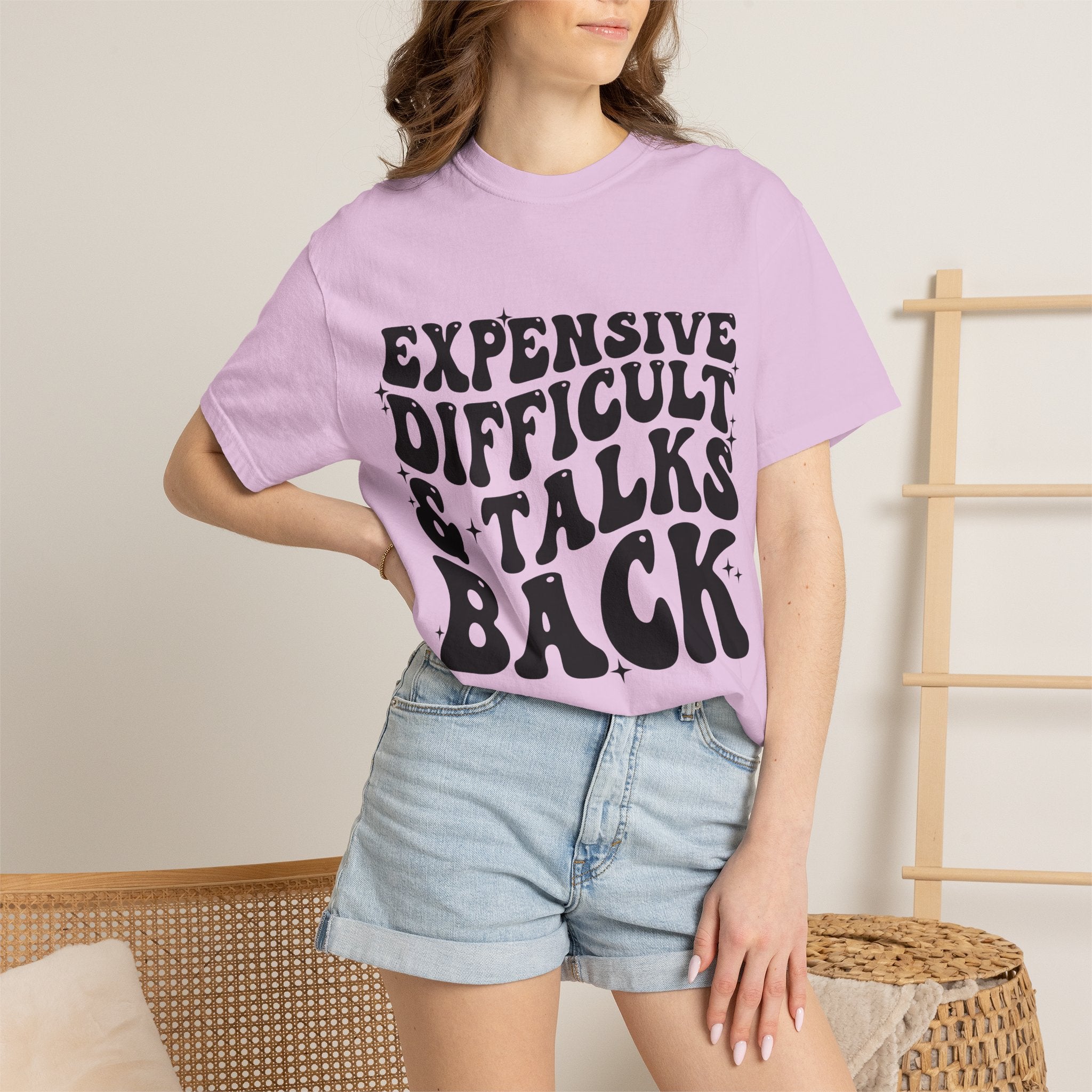 "Expensive, Difficult & Talks Back" Retro Tee