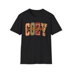 Plaid & Leopard Fall Graphic T-Shirt