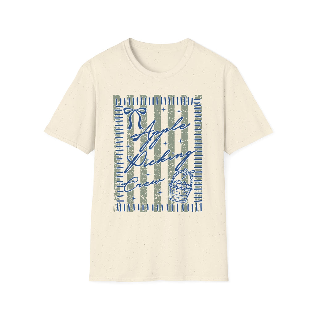 Apple Picking Club Striped Graphic Tee